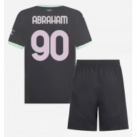 Stroje piłkarskie AC Milan Tammy Abraham #90 Koszulka Trzeciej dla dzieci 2024-25 Krótki Rękaw (+ szorty)